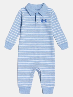 Boys' Newborn UA Stripe Polo Coverall