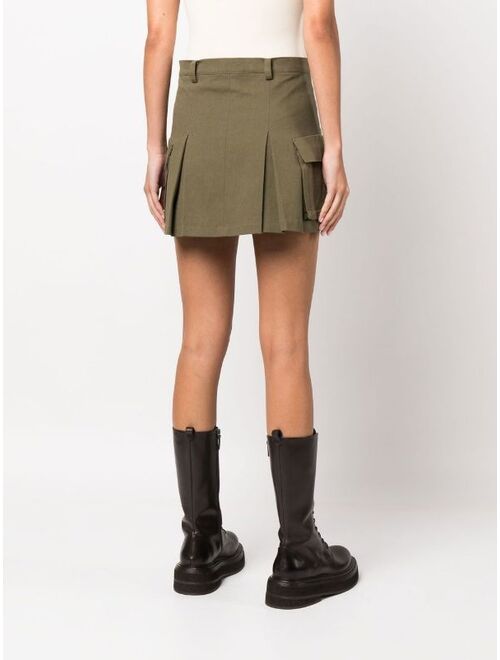 Frankie Shop Audrey pleated cargo pocket miniskirt