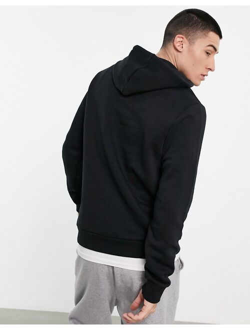 Reebok small logo hoodie in black