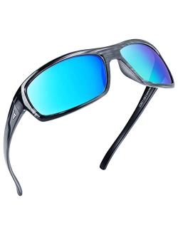 KastKing Kateel Polarized Sport Sunglasses for Men and Women, Ideal for Driving Fishing Cycling and Running,UV Protection