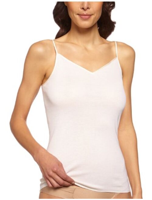 HANRO Women's Cotton Seamless V-Neck Camisole