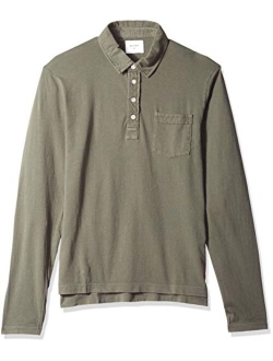 Men Long Sleeve Pensacola Polo Shirt with Pocket