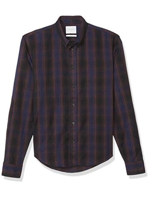 billy reid Men's Standard Fit Button Down Taylor Shirt