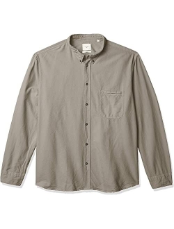 Men's Standard Fit Selvedge Pocket Button Down Shirt