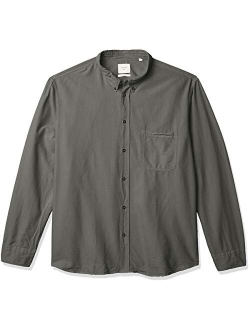 Men's Standard Fit Selvedge Pocket Button Down Shirt