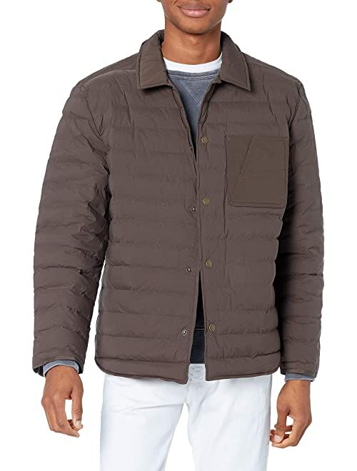 billy reid Men's Baffle Shirt Jacket