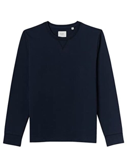 Men's Contrast Stitch Crew Neck