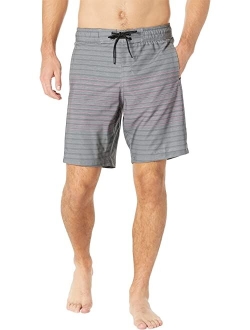 Static Stripe 19" Elastic Waist Boardshorts