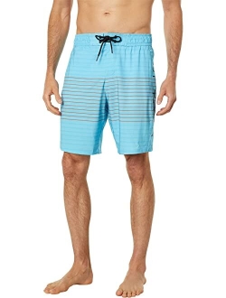 Static Stripe 19" Elastic Waist Boardshorts