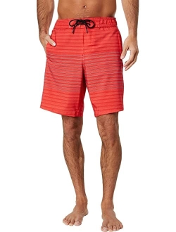 Static Stripe 19" Elastic Waist Boardshorts