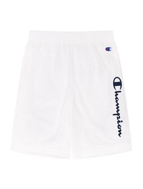 Boys 8-20 Champion Vertical Script Mesh Shorts