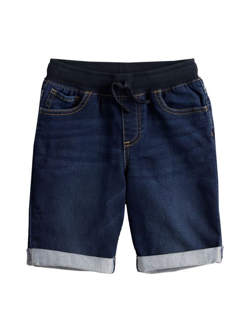 Boys 4-12 Jumping Beans Knit Denim Pull-On Shorts