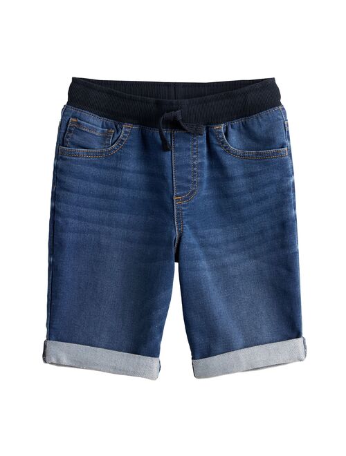 Boys 4-12 Jumping Beans Knit Denim Pull-On Shorts