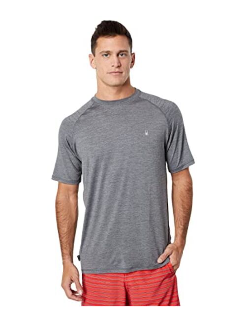 Spyder Cationic Heather Short Sleeve Raglan Rashguard