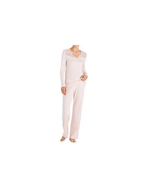 HANRO Women's Moments Long Sleeve Pajama Set