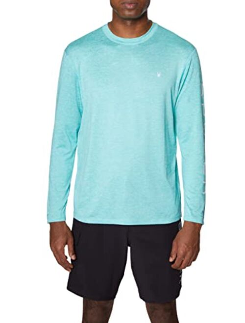 Spyder Men's Standard Heather Long Sleeve Rashguard