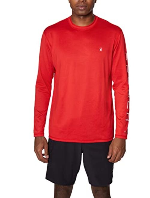 Spyder Men's Standard Heather Long Sleeve Rashguard