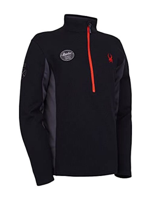 Spyder Men's Bandit Wengen Half Zip Fleece Jacket