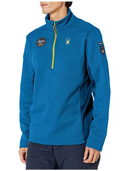 Spyder Men's Bandit Wengen Half Zip Fleece Jacket