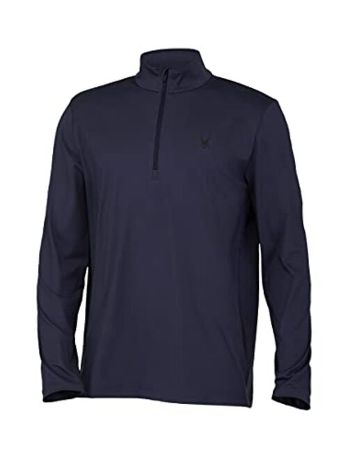 Spyder Mens Prospect Zip T-Neck Quarter-Zip Pullover Long Sleeve Active Shirt