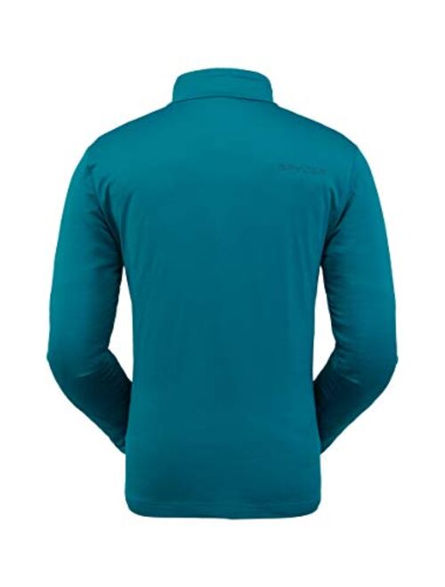 Spyder Mens Prospect Zip T-Neck Quarter-Zip Pullover Long Sleeve Active Shirt