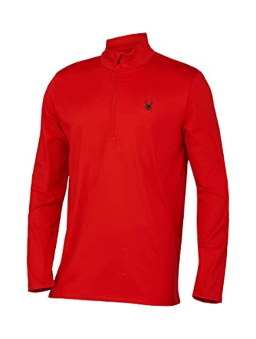 Spyder Mens Prospect Zip T-Neck Quarter-Zip Pullover Long Sleeve Active Shirt