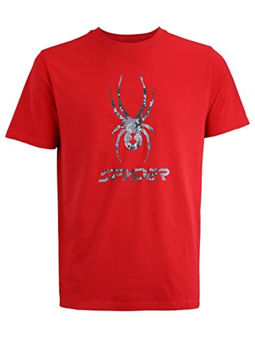 Spyder Men's Athletic Short Sleeve Graphic Cotton T-Shirt