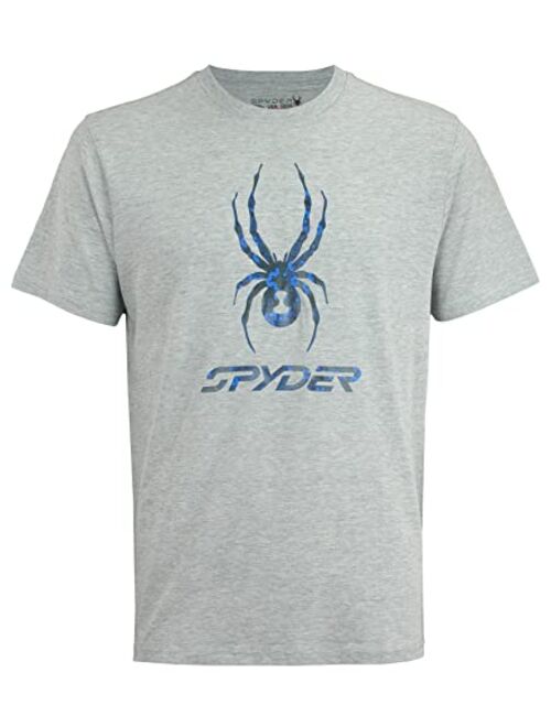 Spyder Men's Athletic Short Sleeve Graphic Cotton T-Shirt