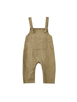 Aruzig Baby Boys Clothes for Gentleman Outfits Infant Boy Girl Suspender Pants Overalls Onepiece Jumpsuit Pocket Outfit