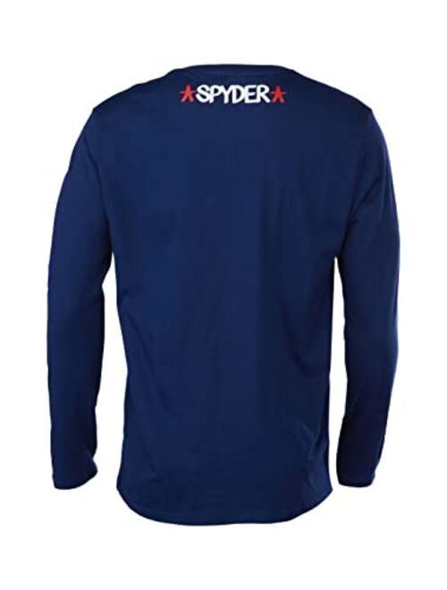 Spyder Men's USA Haze Long Sleeve Crew Neck Tee