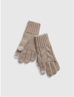 Kids Cable-Knit Gloves