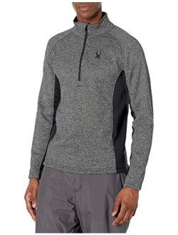 Active Sports Men's Outbound Half Zip Mid-Weight Mock Neck Sweater