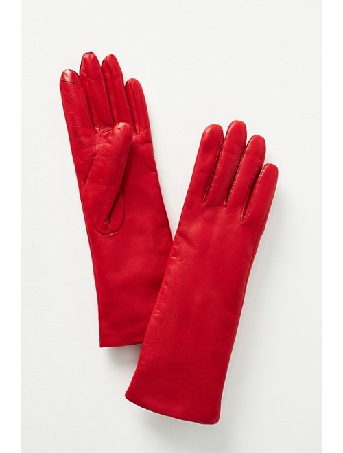 Anthropologie Classic Leather Gloves