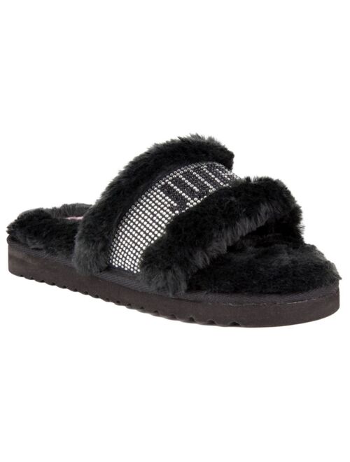 Juicy Couture Women's Halo Faux Fur Slippers