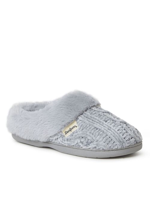 Women's Dearfoams Chenille Clog Slippers