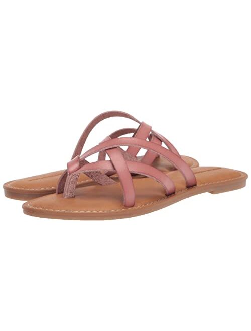 Amazon Essentials Women's Strappy Slide Flat Sandal