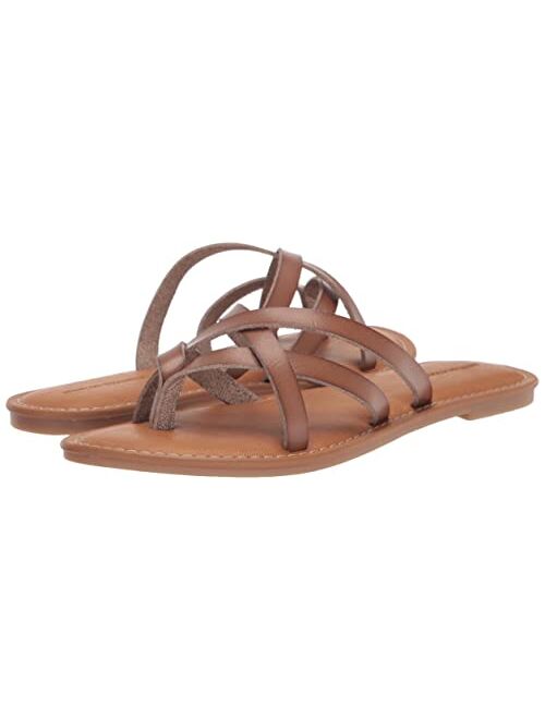 Amazon Essentials Women's Strappy Slide Flat Sandal