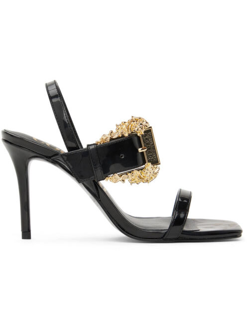 VERSACE JEANS COUTURE Black Emily Heeled Sandals