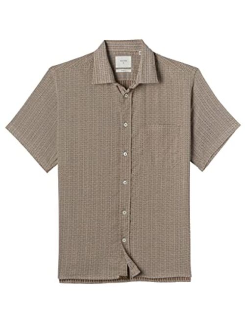 Billy Reid Men's S/S Treme Block Shirt