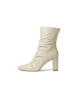 Matisse Colette Leather Pointed Toe Ruched Detailing Boot