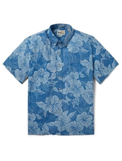 Reyn Spooner Men's Floral Hawaiian Aloha Shirt - Button Front