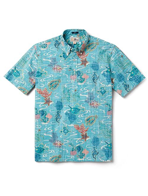 Reyn Spooner Oceanic Hawaiian Aloha Shirt - Pullover