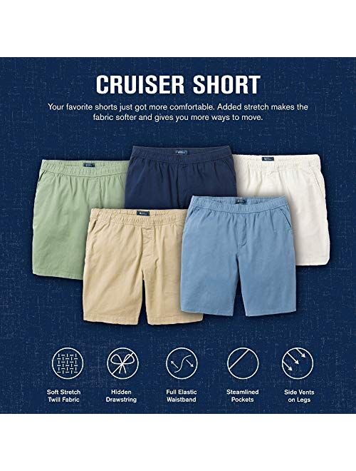 Reyn Spooner Men's Casual Relaxed Fit Stretch Twill Cruiser Shorts