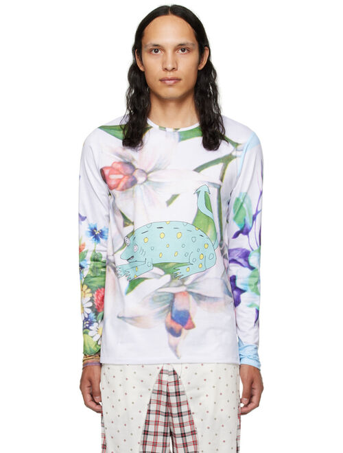 CHOPOVA LOWENA Multicolor Chameleon Long Sleeve T-Shirt