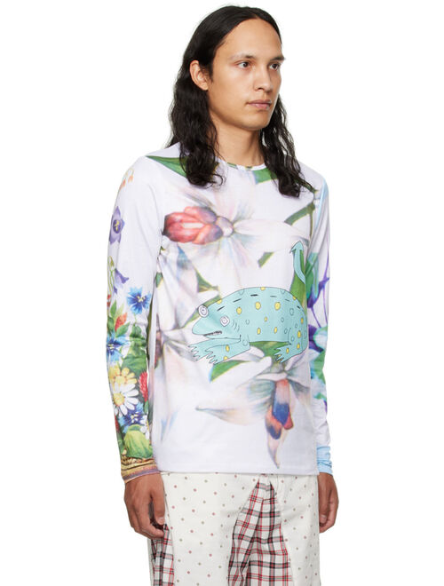 CHOPOVA LOWENA Multicolor Chameleon Long Sleeve T-Shirt