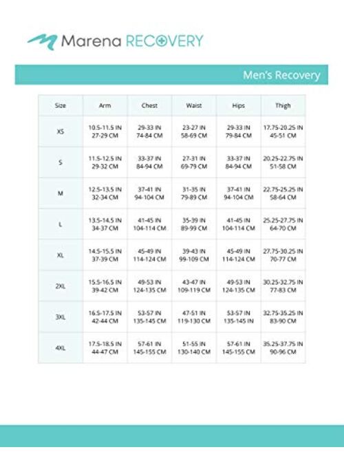 MARENA Recovery Men's Adjustable Compression Vest for Post-Surgical Support