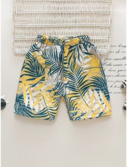 Toddler Boys Tropical Print Shorts