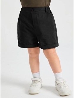 Toddler Boys Roll Up Hem Shorts