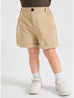 Toddler Boys Roll Up Hem Shorts