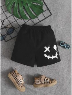 Baby Cartoon Graphic Shorts